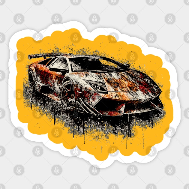 Lamborghini Murcielago Sticker by Vehicles-Art